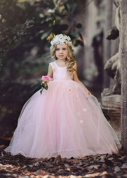 Hot Pink Flower Girl Dresses